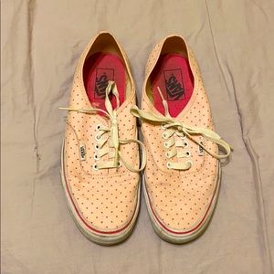 Pink polka dot vans